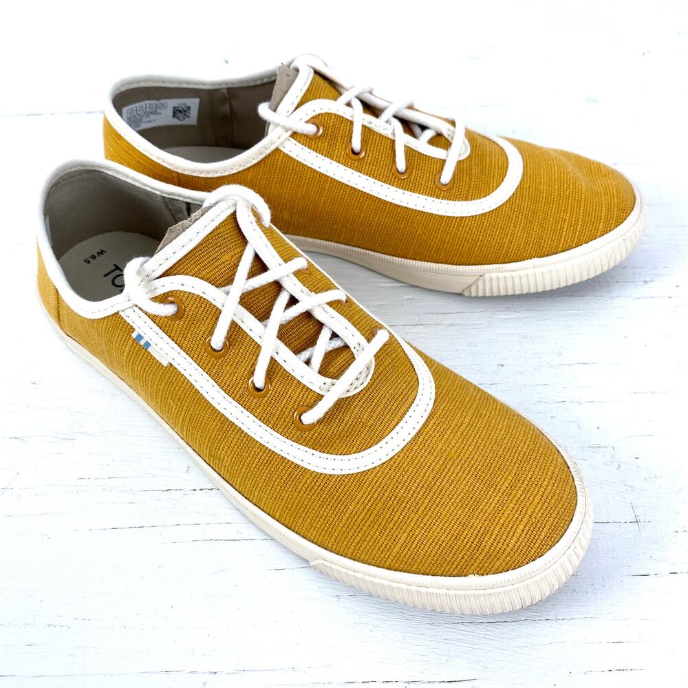 TOMS Carmel Sunflower Lace Up Women's Size 6.5